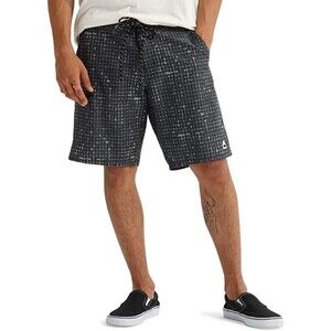 Burton Moxie Swim Board Shorts Mens 32 Black Gray Beach Vacation Travel Surf NWT